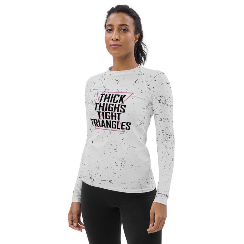 White Thick Thighs Tight Triangles Bjj Jiu Jitsu Workout Fitness Women