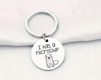 I am chipped dog tag