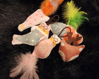 Christmas's and Sea horse Cat Toys Catnip Toys, Christmas Boho Cat Toys