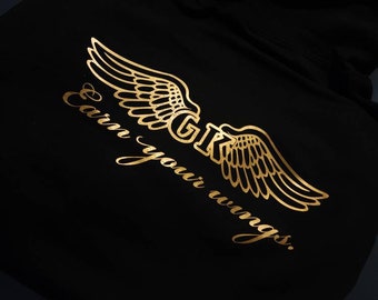 Custom Initial Wing hoodies