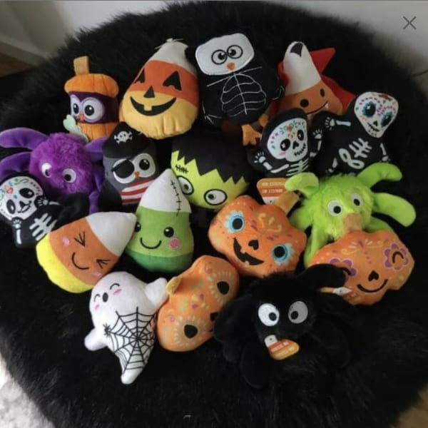 Halloween Dog Toys,  Small Plush Squeaky Dog Toys,Halloween Dog Toy