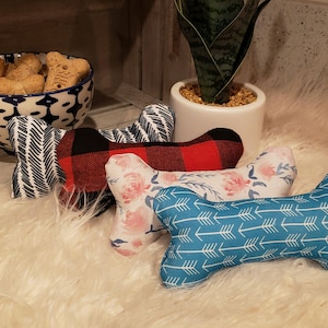 Dog Squeaky Toy , Dog Toys, Dog Bone,, Stuffed Dog Toy, Dog Toy w/Squeaker, Toy, Stuffed Bone, Dog Toys