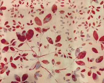 Pink Flower Cotton Fabric