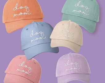 Dog Mom Print Baseball Cap