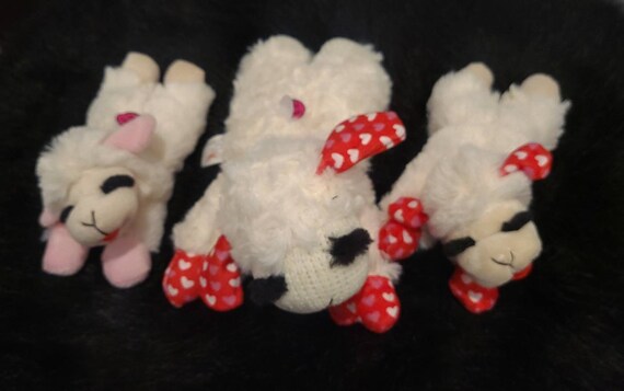 Valentines Lamb Chop Dog Plush Toy Valentines Dog Toys Dog Toys. Etsy UK