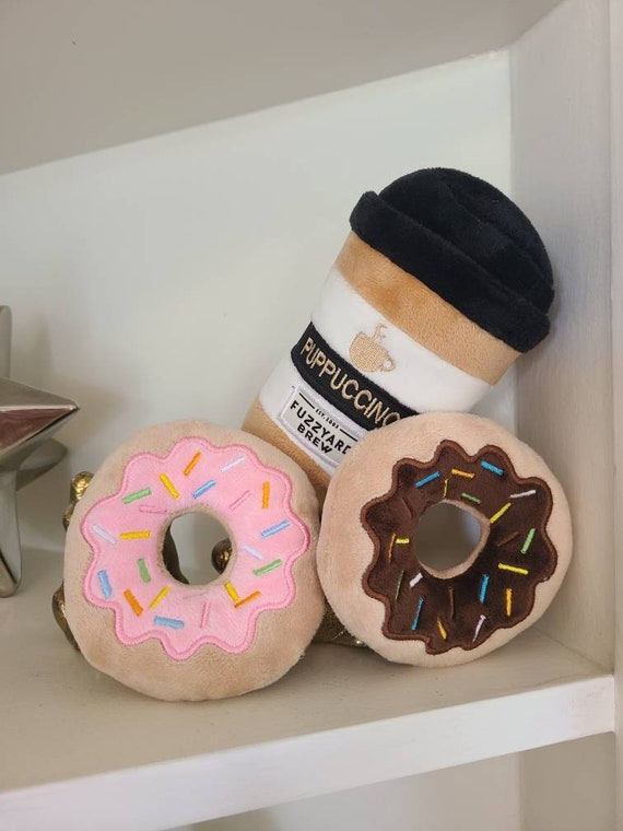 Puppuccino Spice Christmas Coco Eggnog Plush Squeaky Toy Puppuccino Dog Toy Etsy Australia