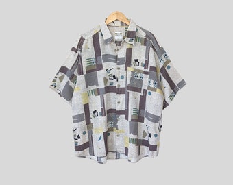 Art Design Vintage Shirt Heren XL (Dames XXL) Zo goed als nieuw Via Cortesa