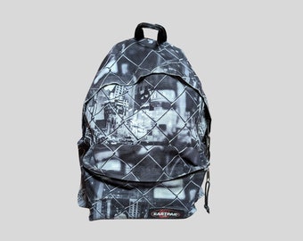 Eastpak White Backpack 90s Retro Vintage Bag 90s Back Pack