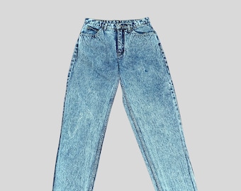 80er Acid Wash COHN CISCO Fade Out Jeans, Damen Gr. 38