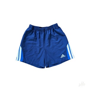 Adidas Vintage Short D8 2000s men&#39;s shorts blue white