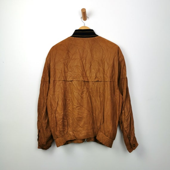 Vera Pelle 70s Men Leather Blouson L Suede Vintag… - image 3