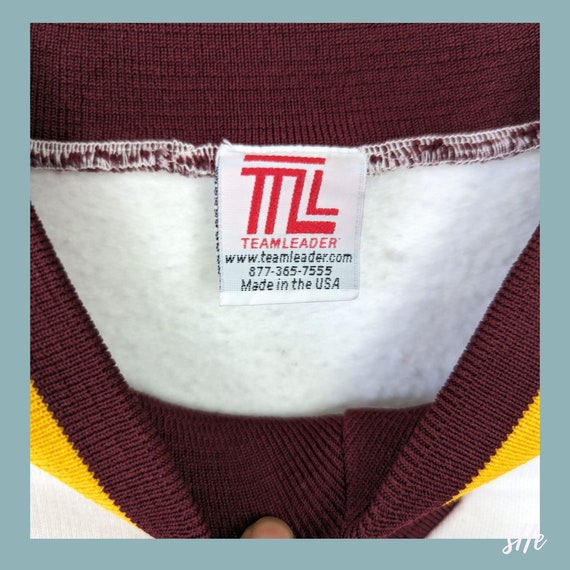 80er 90er V-Neck Vintage Sweatshirt S-M Phoenix T… - image 10