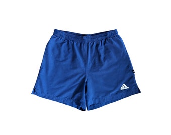 1999 Adidas Vintage Training Short S-M Bleu