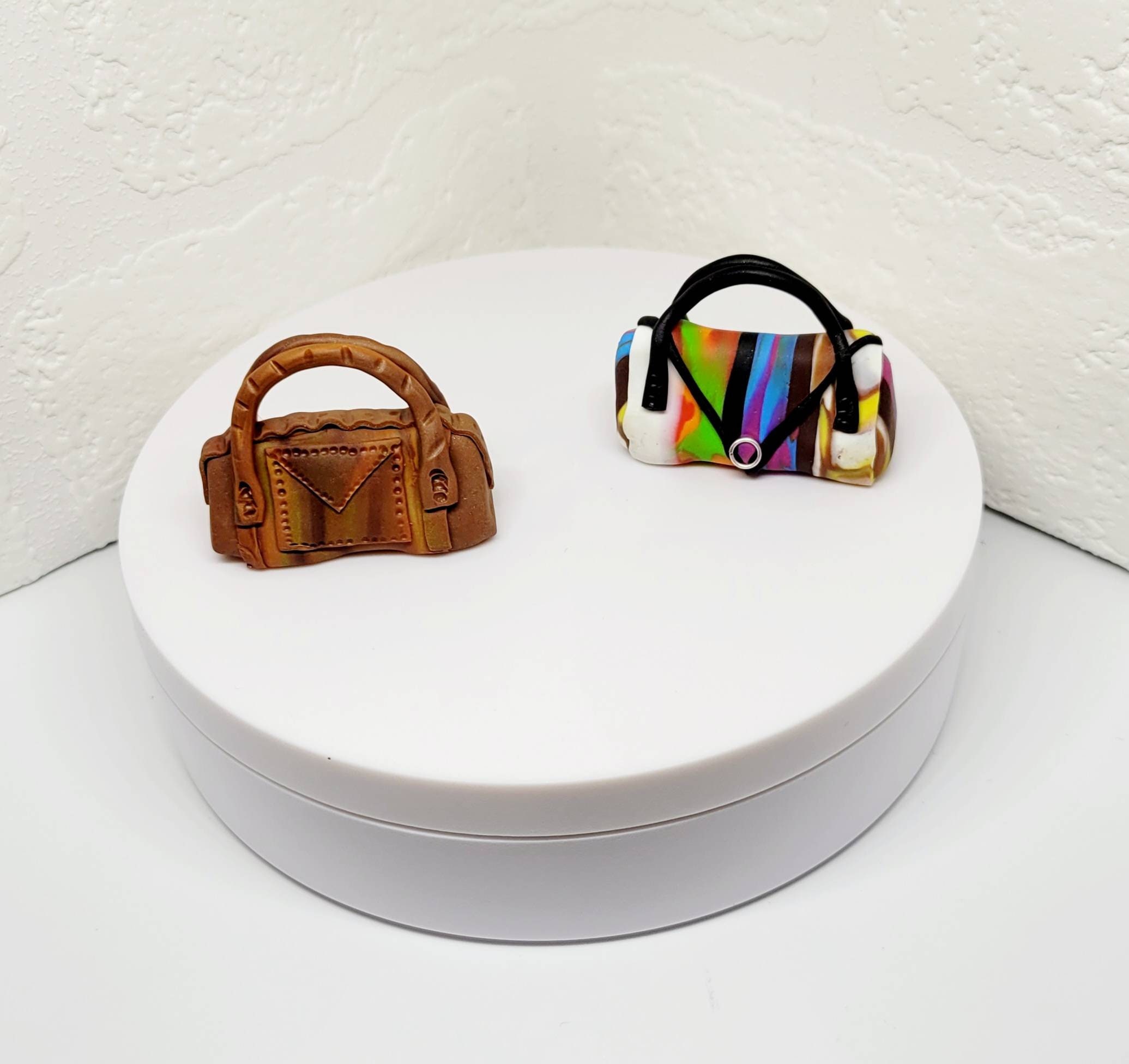 Miniature Polymer Clay Handbag 30mm H X 45mm W X 20mm D - Etsy