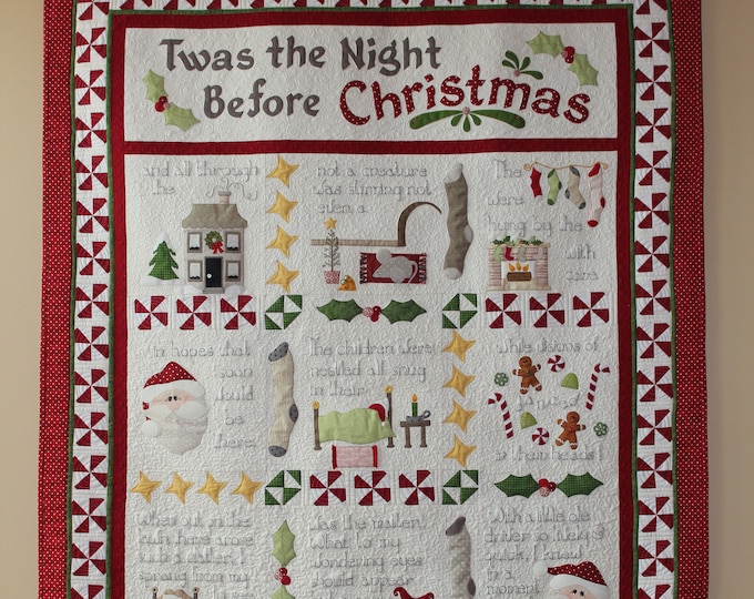 Twas the Night Before Christmas Quilt Pattern - Etsy