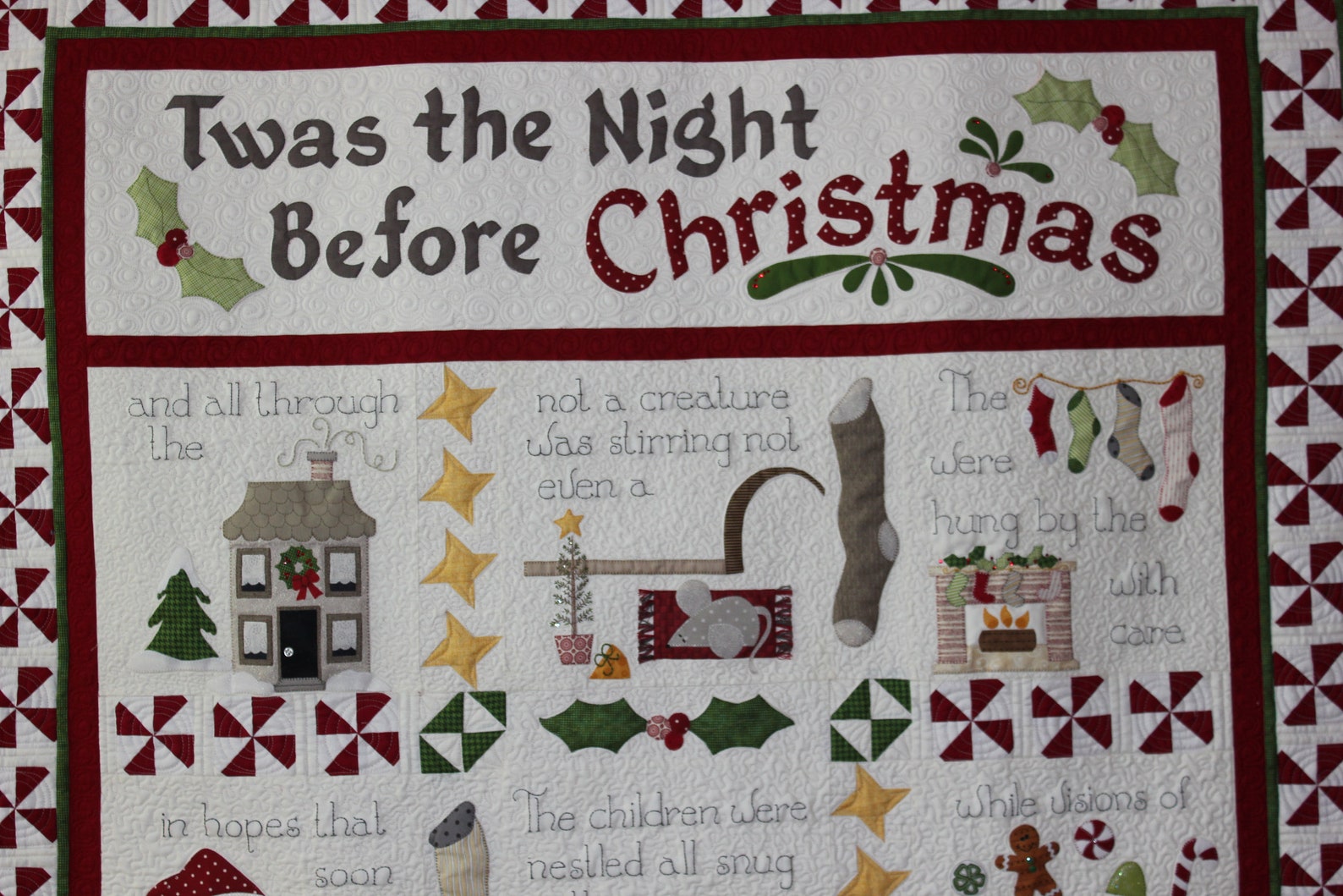 Twas the Night Before Christmas Quilt Pattern Etsy