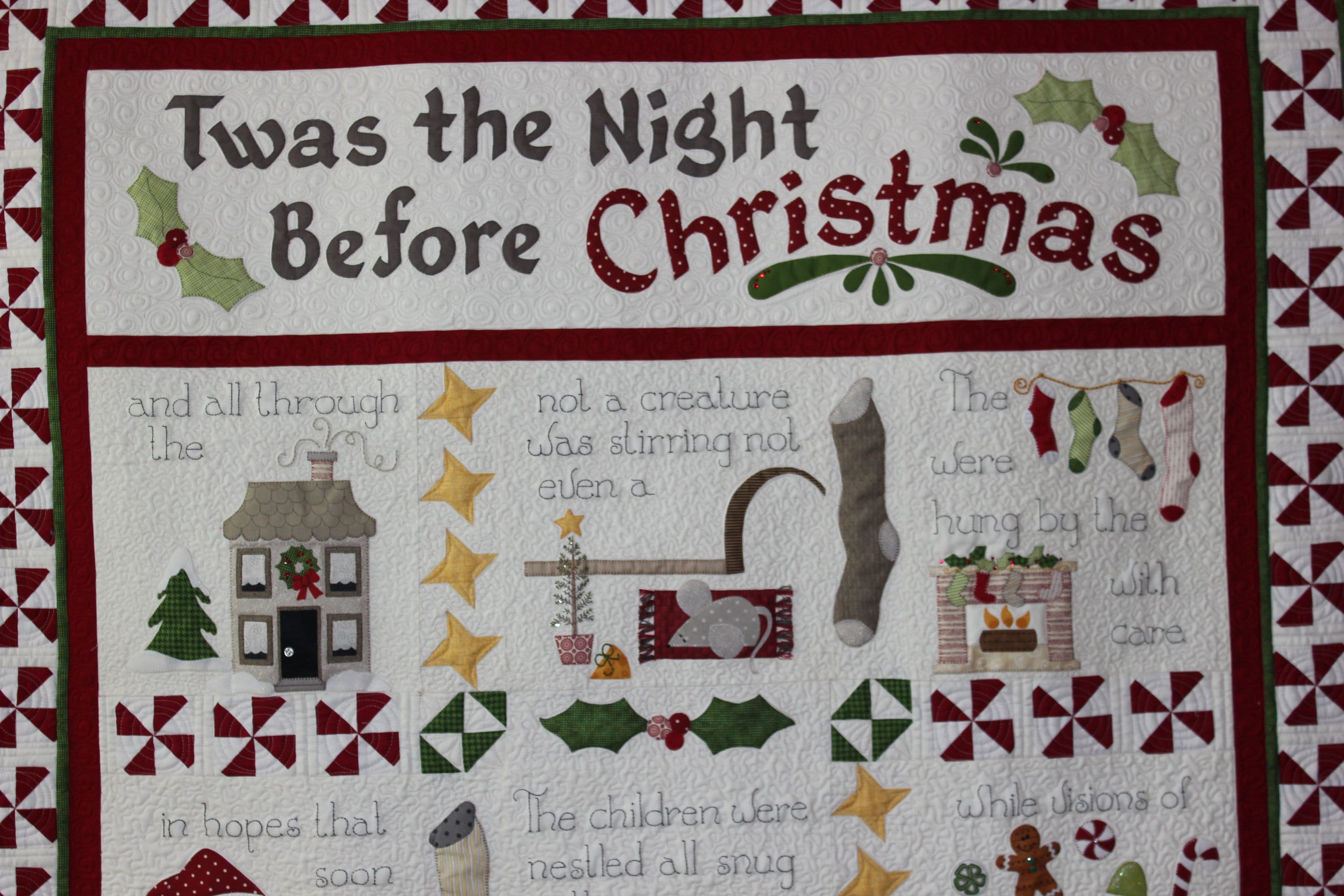 Twas the Night Before Christmas Quilt Pattern - Etsy