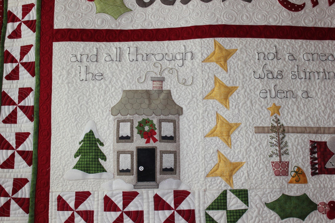 Twas the Night Before Christmas Quilt Pattern Etsy