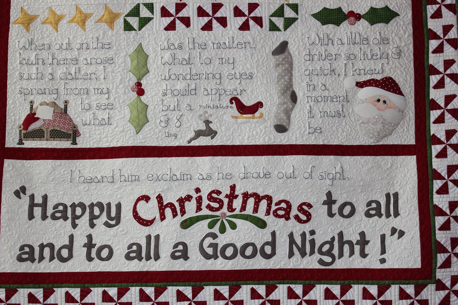 Twas the Night Before Christmas Quilt Pattern - Etsy