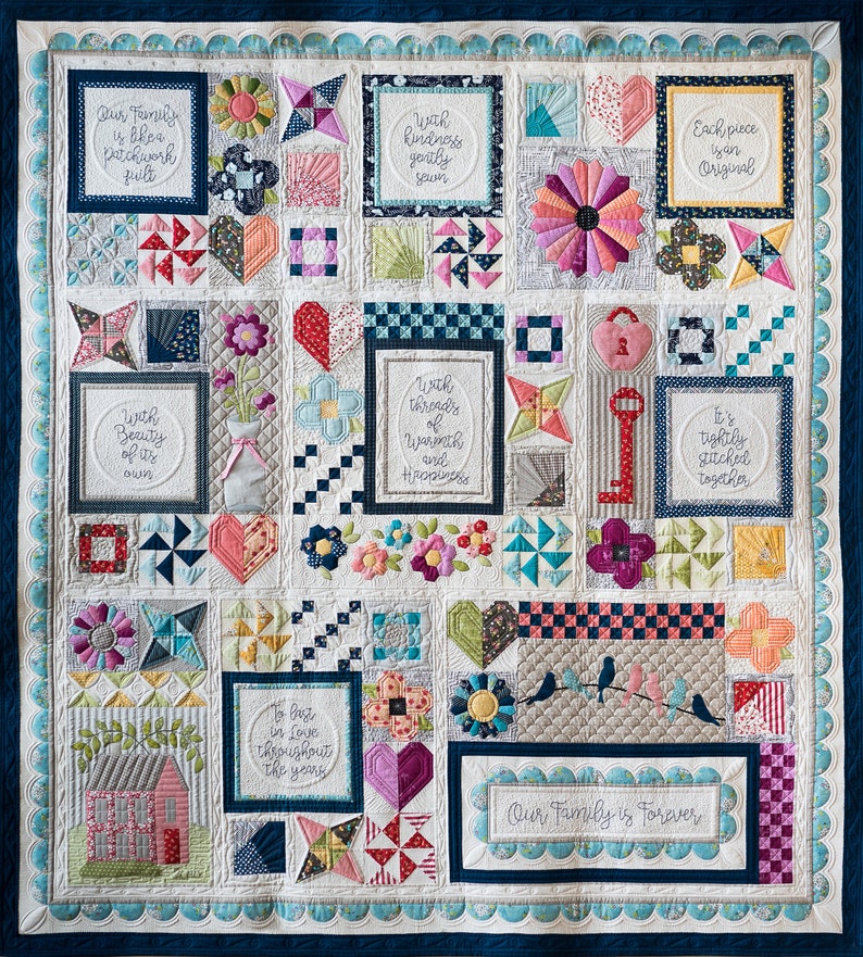 Heirloom Quilt Pattern Our Family Etsy Australia