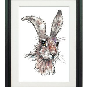 FUGAX LEPORUM, Framed Limited Edition Fine Art Giclée Print, from an original Line and Wash illustration, by Gerald Bright