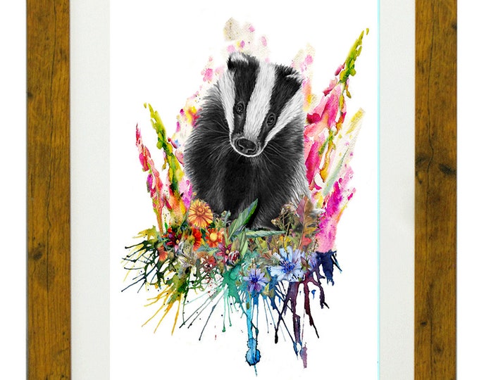 MELIS, Framed Limited Edition Fine Art Giclée Print, from an original Watercolour illustration, by Gerald Bright