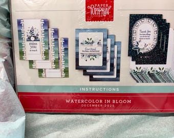 Paper Pumpkin Kit Watercolor in Bloom December 2025, Stampin’ Up!!