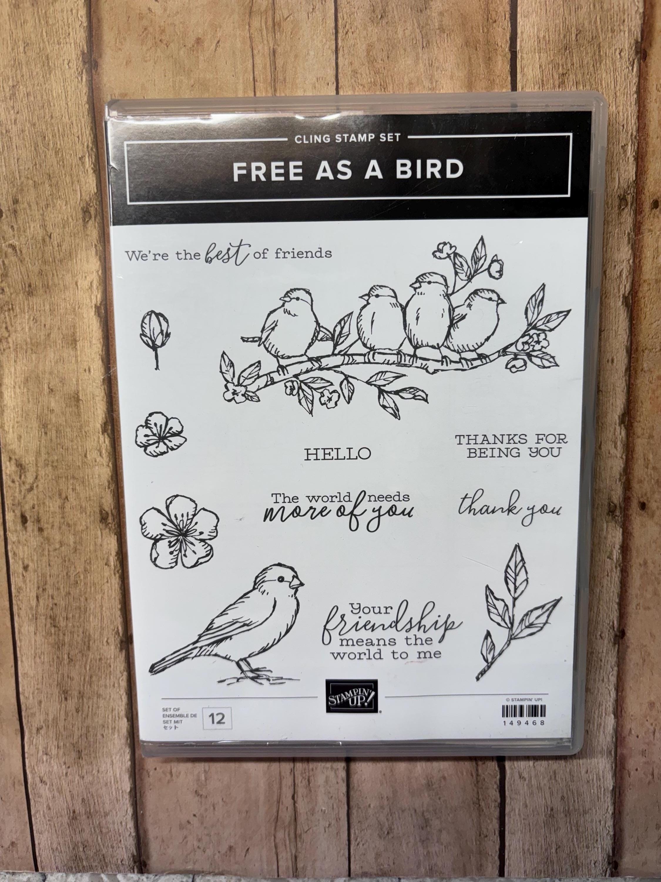 Stampin up Hello Friend Stamp Set - Etsy