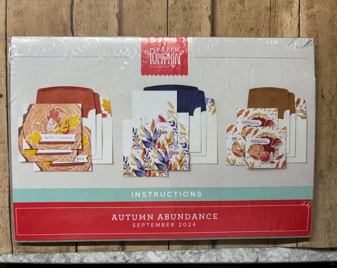 Paper Pumpkin Kit Autumn Abundance September 2024 Stampin’ Up!!, With ...