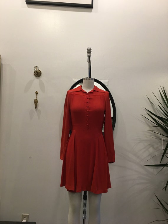 1960's Rare Vintage Ossie Clark Original Mod Dress