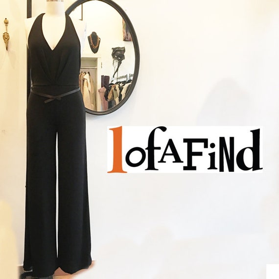 laundry by shelli segal black jumpsuit
