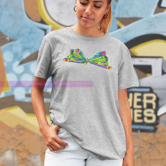 Butterfly T-shirt Very Hungry Caterpillar Birthday T Shirt | Etsy
