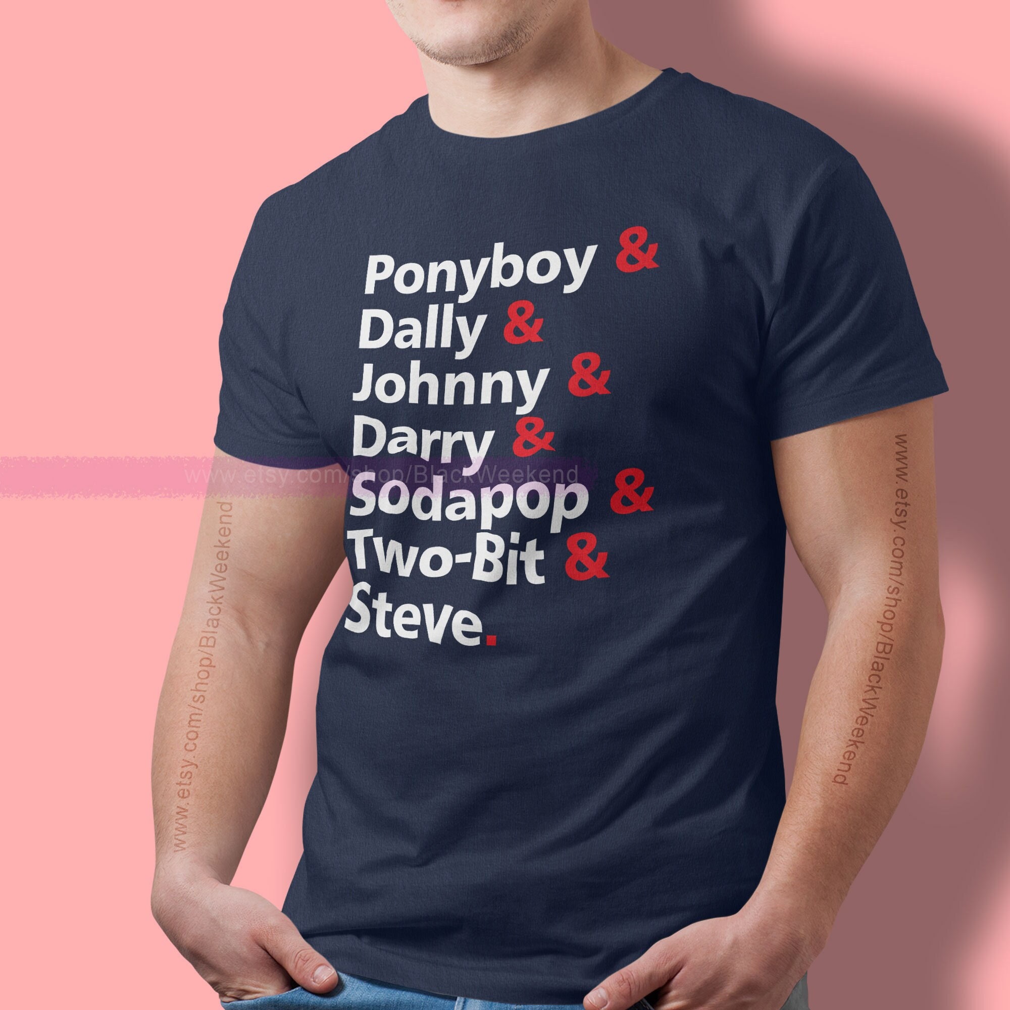 Ponyboy T-shirt Dally Shirt Johnny T Shirt Darry Shirt Sodapop - Etsy