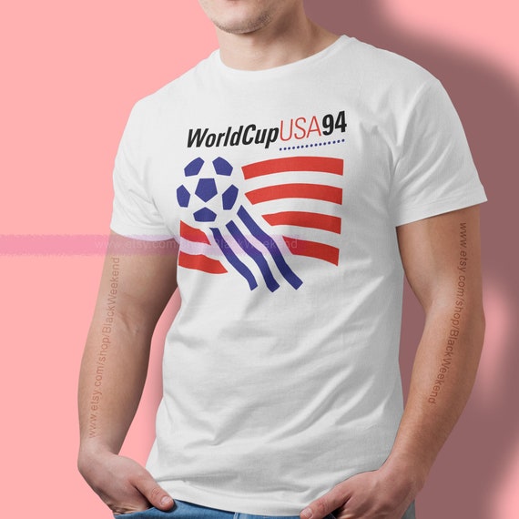 Usa 94 Classic Football World Cup Retro Film Movie Sports T Shirt 