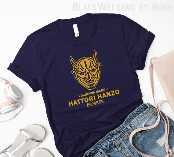 Kill Bill T-shirt homme Hattori Hanzo épée en haut et sushi movie film Samurai