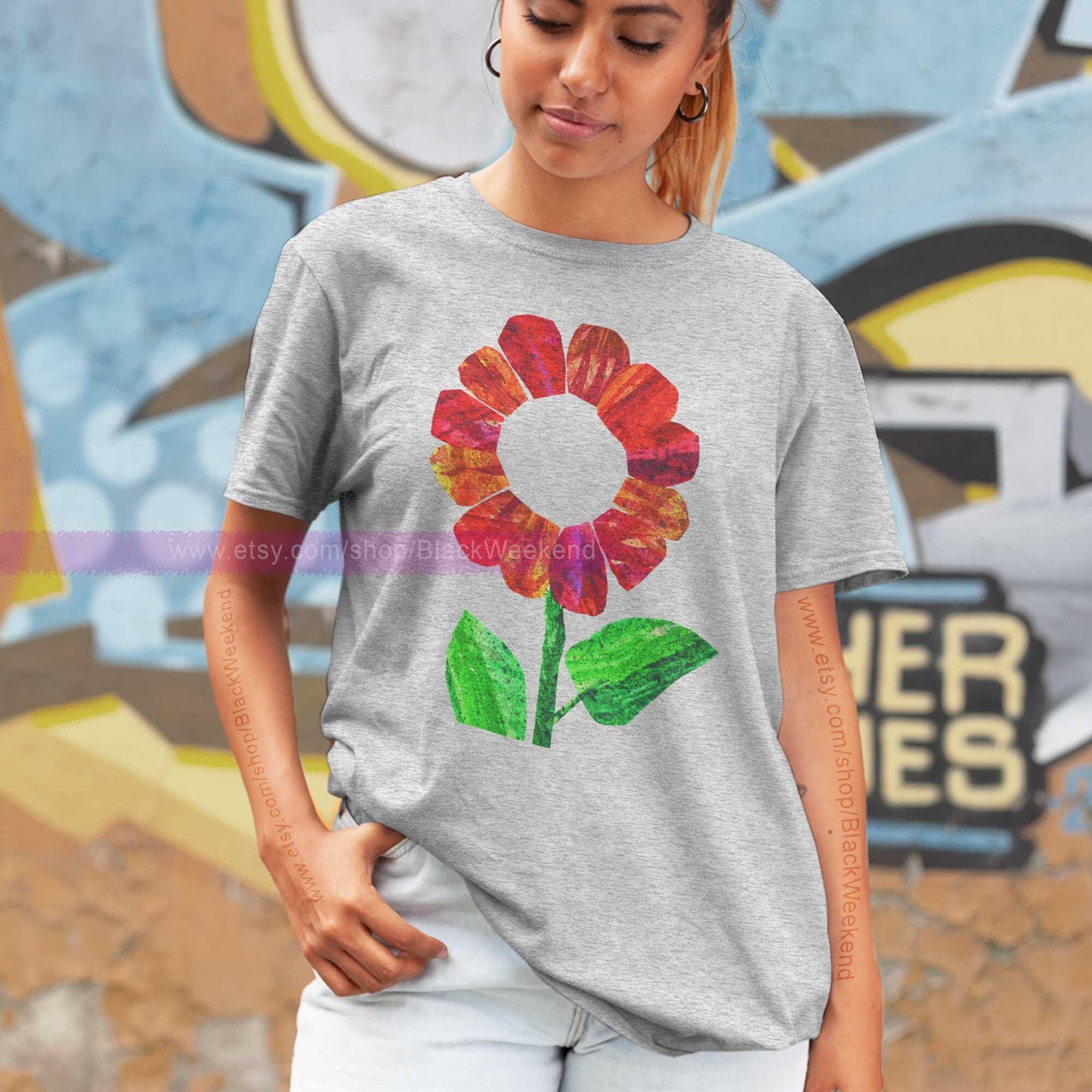 simple flower t shirt design