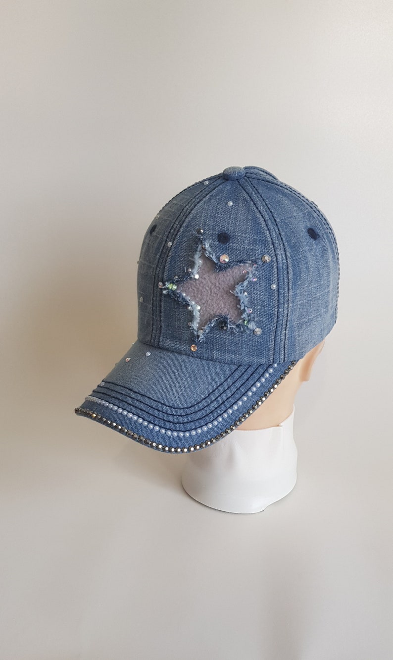 sparkly baseball cap