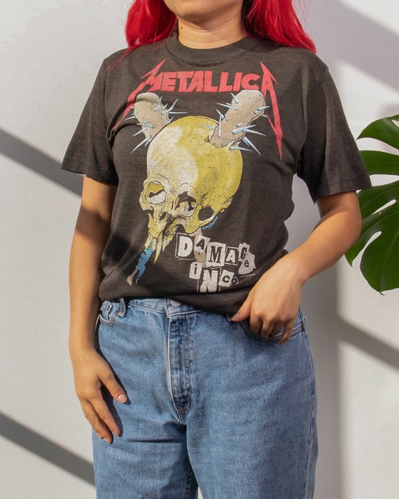 Vintage 1997 Metallica Damage Inc Single Stitch T… - image 1