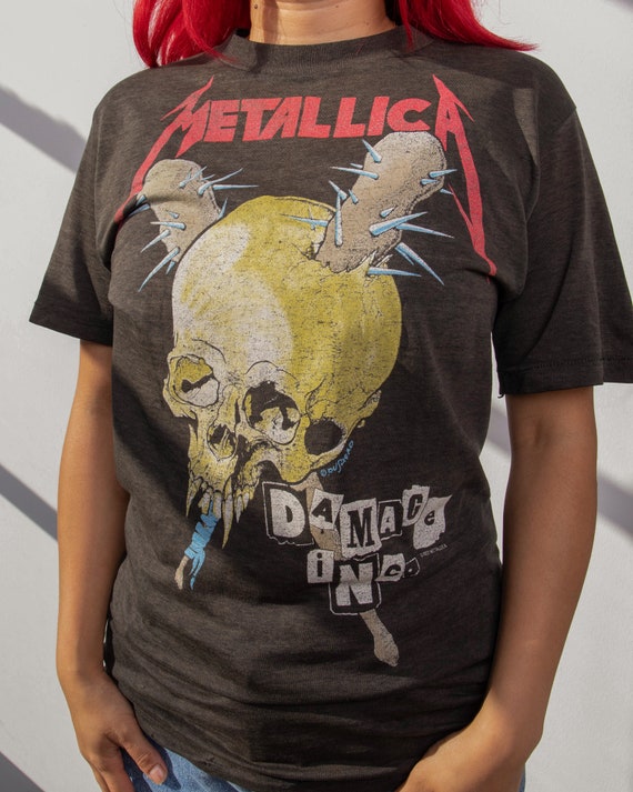 Vintage 1997 Metallica Damage Inc Single Stitch T… - image 3