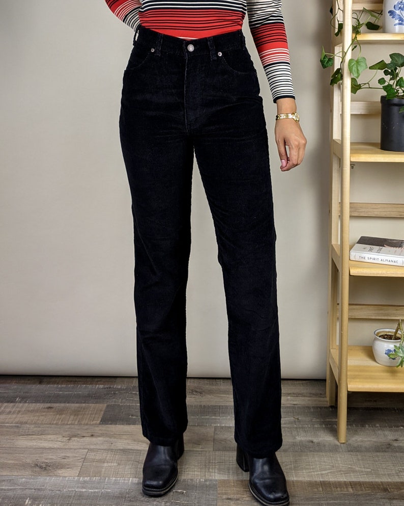 high waisted corduroy pants