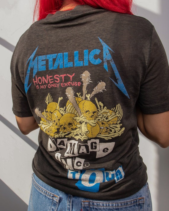 Vintage 1997 Metallica Damage Inc Single Stitch T… - image 4