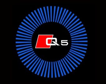 Proyector de luz LED para puerta Audi: luces de bienvenida con el logotipo