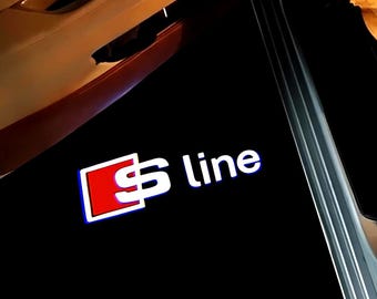 Proyector de logotipos LED para puerta de Audi: luces de bienvenida para la entrada