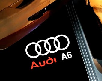 Proyector de logotipos LED para puerta de Audi: luces de bienvenida para la entrada