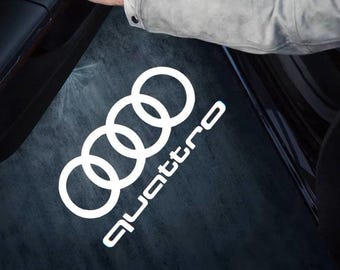 Proyector de logotipos LED para puerta de Audi: luces de bienvenida para la entrada