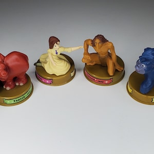 Tarzan Jane Terk Tantor Figurines Disney&#39;s 100 Years of Magic Celebration McDonald&#39;s Happy Meal Toys Cake Topper