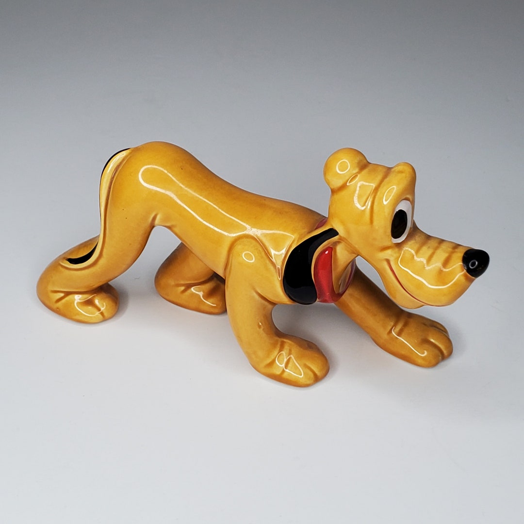 Ceramic Pluto Figurine Walt Disney Productions Japan 5 Inches Etsy UK