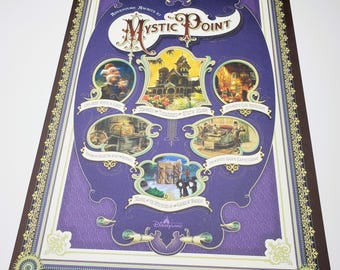 Mystic Point Poster Authentic Disney Poster Art Hong Kong Disneyland 12x18 Lithograph Mystic Manor China Lord Herny Albert Monkey Mansion