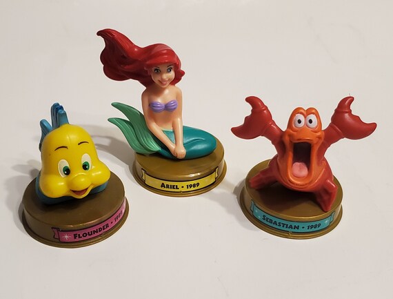 Arielle  4 Figuren kpl Serie Flounder,Sebastian,Ursula Disney Park 1994  60012 