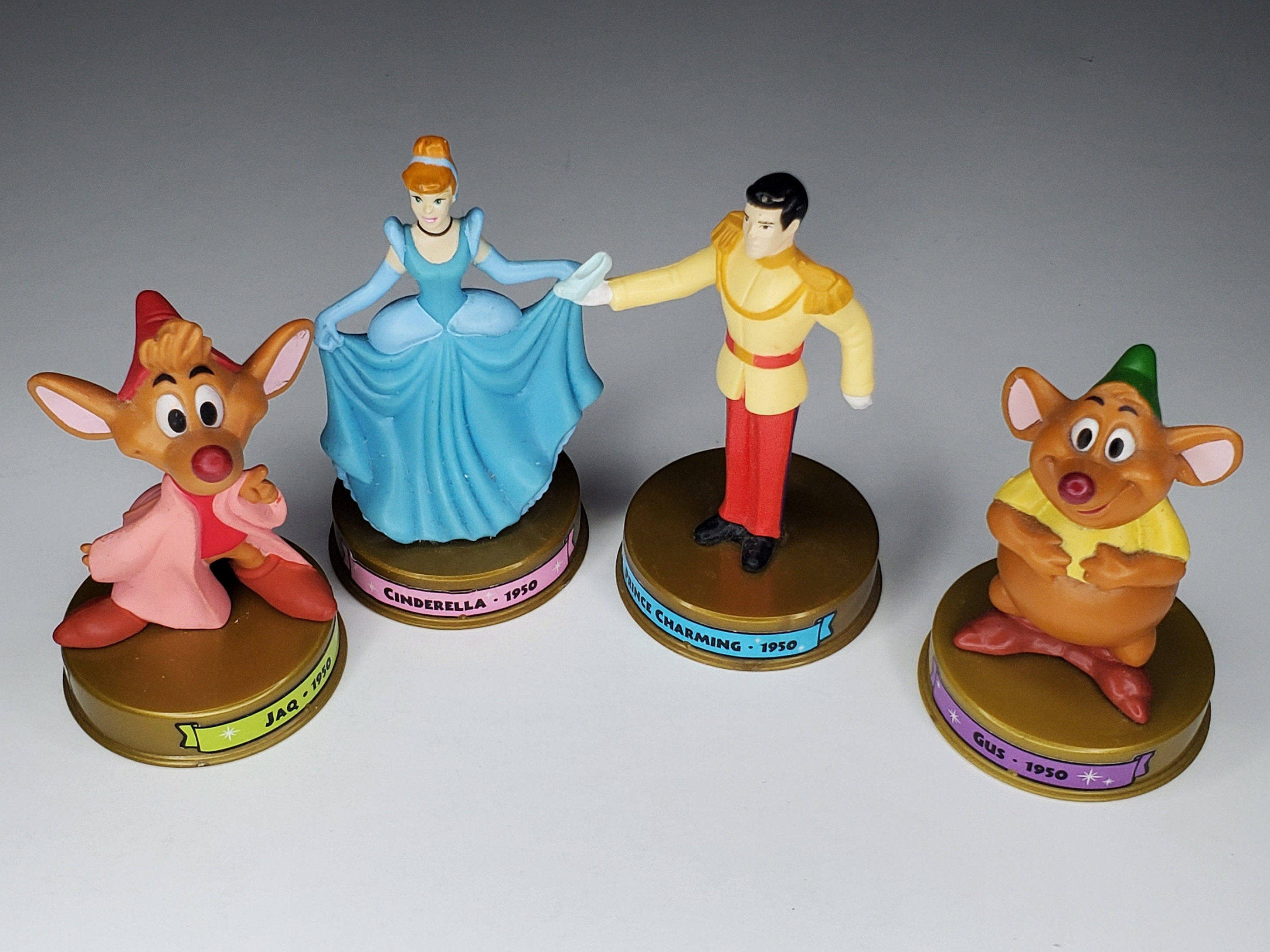 Figuras de Cenicienta Príncipe Encantador Jaq Gus Disney's - Etsy España